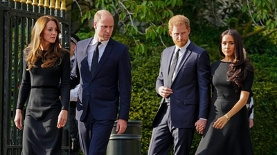 William and Kate's ‘small gesture’ of reconciliation to Harry and Meghan after Queen's death (AP Photo/Martin Meissner, File) (AP) William and Kate's ‘small gesture’ of reconciliation to Harry and Meghan after Queen's death (AP Photo/Martin Meissner, File) (AP)
