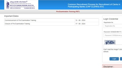 IBPS Clerk PET Admit Card 2024 released on ibps.in. Direct link to download is given here. IBPS Clerk PET Admit Card 2024 released on ibps.in. Direct link to download is given here.