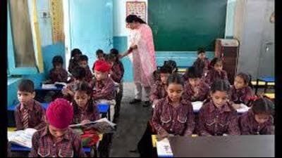 In compliance with the National Education Policy 2020 of the central government, the state education department has launched a pilot project aimed at merging primary and upper primary schools that run in the same building, for which a survey has already been initiated in Fatehgarh Sahib. (HT File) In compliance with the National Education Policy 2020 of the central government, the state education department has launched a pilot project aimed at merging primary and upper primary schools that run in the same building, for which a survey has already been initiated in Fatehgarh Sahib. (HT File)