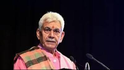 Lt governor Manoj Sinha (HT Photo) Lt governor Manoj Sinha (HT Photo)