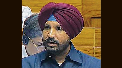 Ludhiana MP Amarinder Singh Raja Warring (SansadTV) Ludhiana MP Amarinder Singh Raja Warring (SansadTV)