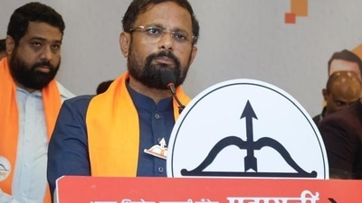 Naresh Ganpat Mhaske, a first-time MP from the Thane constituency (Twitter/@nareshmhaske) Naresh Ganpat Mhaske, a first-time MP from the Thane constituency (Twitter/@nareshmhaske)