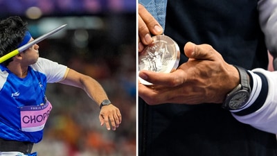 Neeraj Chopra ended his Paris Olympics campaign with a silver medal as Pakistan's Arshad Nadeem took the gold. Neeraj Chopra ended his Paris Olympics campaign with a silver medal as Pakistan's Arshad Nadeem took the gold.