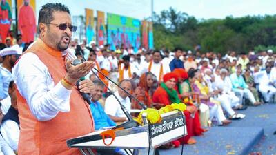 Yatnal, while addressing a gathering in Vijaypura on Monday, said that the group’s unity is focused on preserving the party’s integrity and ensuring that leadership is in clean, non-corrupt hands (PTI) Yatnal, while addressing a gathering in Vijaypura on Monday, said that the group’s unity is focused on preserving the party’s integrity and ensuring that leadership is in clean, non-corrupt hands (PTI)