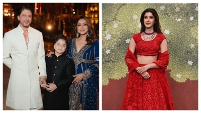AbRam Khan with parents Gauri and Shah Rukh Khan; Shanaya Kapoor at an event. (File Photos) AbRam Khan with parents Gauri and Shah Rukh Khan; Shanaya Kapoor at an event. (File Photos)