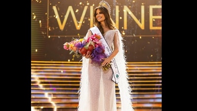 Mia Le Roux made history by becoming first woman to be crowned Miss South Africa.