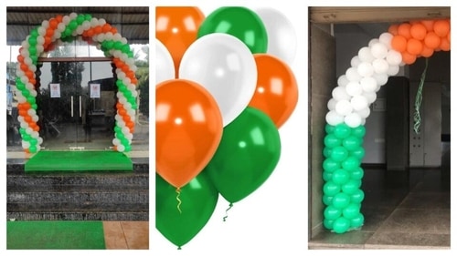 Balloons are traditional decors, but never fail to bring the festive vibe. (Pinterest) Balloons are traditional decors, but never fail to bring the festive vibe. (Pinterest)