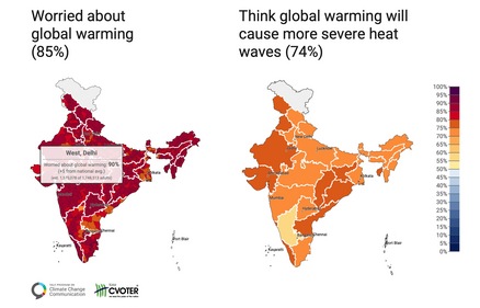 Global warming graph ( Yale Program for Climate Communication and CVote)