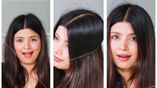 Fight frizzy hair with dental floss (Photos: Instagram)