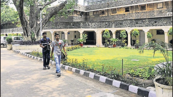 Dr BR Ambedkar University, Delhi (AUD) in Kashmere Gate. (HT Archive)