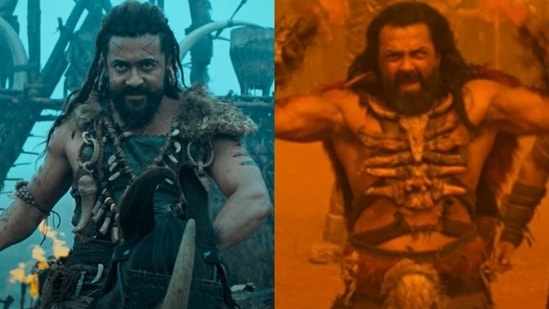 Kanguva trailer: Suriya and Bobby Deol play fierce tribal warriors in the film.