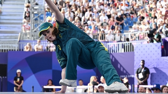 Paris 2024 Olympics - Breaking - B-Girls Round Robin - La Concorde 1, Paris, France - August 09, 2024. Raygun of Australia in action. (REUTERS)