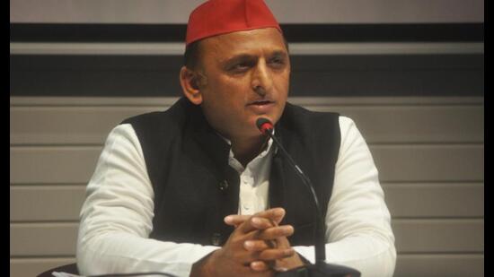 Samajwadi Party national president Akhilesh Yadav (HT file)