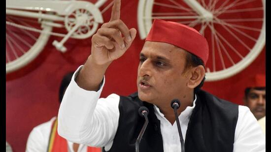 Samajwadi Party national president Akhilesh Yadav expressed his views in posts on X. (HT file)