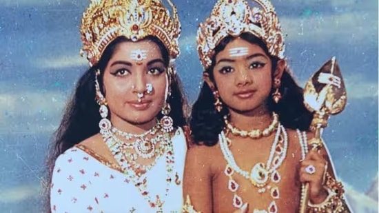 Since her debut in the 1967 Tamil film Kandhan Karunai at the age of four, Sridevi worked in several films as a child artiste before she was cast as an adult in 1976 at just age 13, in the Tamil film Moondru Mudichu.