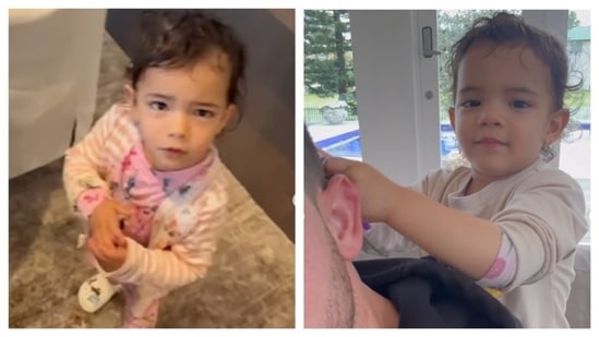 Nick Jonas has shared new videos of daughter Malti Marie Chopra Jonas.