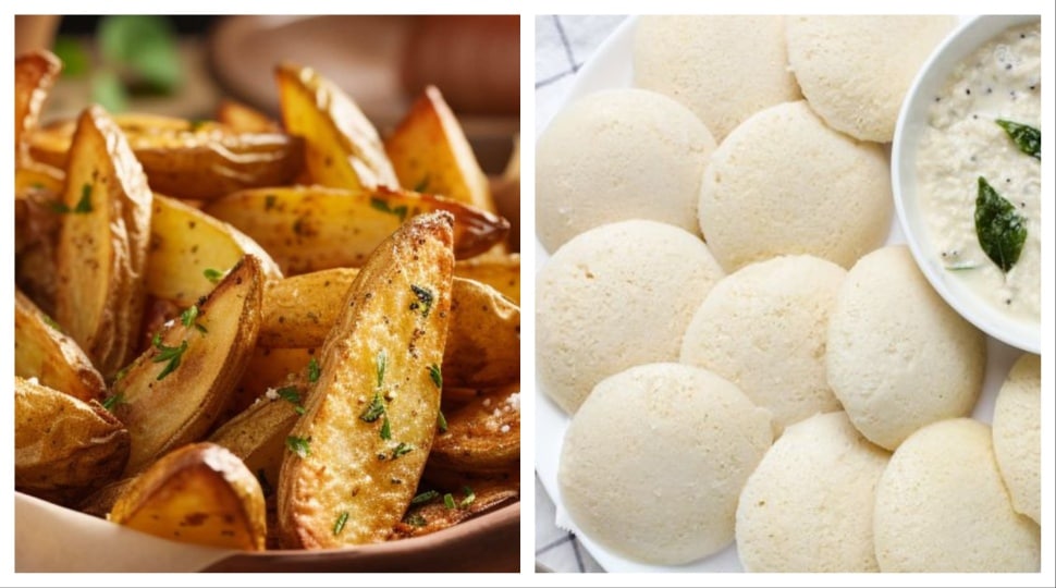 Idli wedges are fun and crunchy, a healthier alternative to the popular potato wedges. 