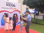 Residents of Plumeria Garden Estate, participating in interesting games due to Society Socials Residents of Plumeria Garden Estate, participating in interesting games due to Society Socials