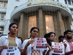 Maharashtra doctors protest in solidarity with Kolkata doctor's recent horrific incident at RG Kar Medical College in Kolkata, (Bhushan Koyande/HT Photo) Maharashtra doctors protest in solidarity with Kolkata doctor's recent horrific incident at RG Kar Medical College in Kolkata, (Bhushan Koyande/HT Photo)