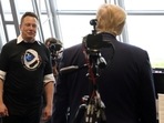FILE PHOTO: U.S. President Donald Trump and Elon Musk are seen at the Firing Room Four after the launch of a SpaceX Falcon 9 rocket (REUTERS)