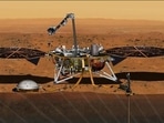 The NASA Martian lander InSight dedicated to investigating the deep interior of Mars is seen in an undated artist's rendering.(Reuters File Photo)