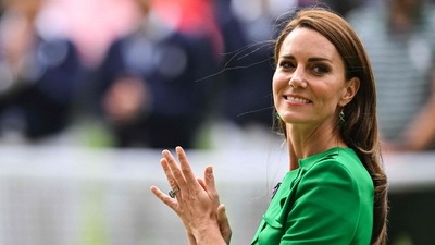 Kate Middleton ‘clearly on the mend’ and could return to public duties soon (Photo by Glyn KIRK / AFP) (AFP)