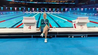 Anasuya Mathur has volunteered at the athletics venue for all the summer Olympics since London 2012 except in the Covid-hit Tokyo Games. (Shrenik Avlani) Anasuya Mathur has volunteered at the athletics venue for all the summer Olympics since London 2012 except in the Covid-hit Tokyo Games. (Shrenik Avlani)