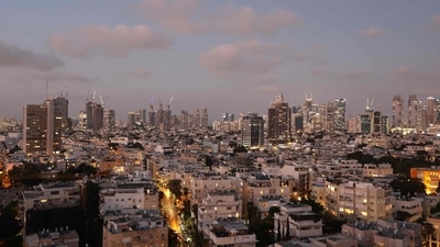 A general view shows the Israeli city of Tel Aviv, on August 12, 2024, amid regional tensions during the ongoing war between Israel and the Palestinian Hamas movement in the Gaza Strip. (Photo by GIL COHEN-MAGEN / AFP) (AFP) A general view shows the Israeli city of Tel Aviv, on August 12, 2024, amid regional tensions during the ongoing war between Israel and the Palestinian Hamas movement in the Gaza Strip. (Photo by GIL COHEN-MAGEN / AFP) (AFP)