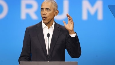 Former President Barack Obama shared his book recommendations on X. (Getty Images via AFP) Former President Barack Obama shared his book recommendations on X. (Getty Images via AFP)