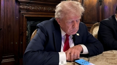 Menswear writer reveals ‘surprising’ reason why former president wears shoulder pads (Margo Martin via X/via REUTERS) Menswear writer reveals ‘surprising’ reason why former president wears shoulder pads (Margo Martin via X/via REUTERS)
