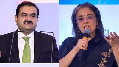 Hindenburg Research in a new report released on Saturday alleged that SEBI chief Madhabi Puri Buch held investments in certain offshore funds that were also used by the Adani group. Hindenburg Research in a new report released on Saturday alleged that SEBI chief Madhabi Puri Buch held investments in certain offshore funds that were also used by the Adani group.