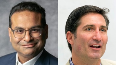 Starbucks CEO Laxman Narasimhan (L) steps down, Chipotle's Brian Niccol takes the reins (File Image) Starbucks CEO Laxman Narasimhan (L) steps down, Chipotle's Brian Niccol takes the reins (File Image)