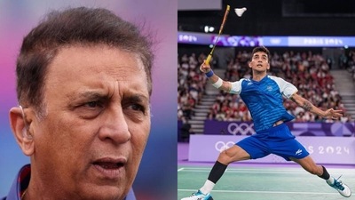 Sunil Gavaskar blasts Lakshya Sen for losing opportunity to win a medal at the Paris Olympics Sunil Gavaskar blasts Lakshya Sen for losing opportunity to win a medal at the Paris Olympics