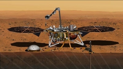 The NASA Martian lander InSight dedicated to investigating the deep interior of Mars is seen in an undated artist's rendering. (Reuters File Photo) The NASA Martian lander InSight dedicated to investigating the deep interior of Mars is seen in an undated artist's rendering. (Reuters File Photo)