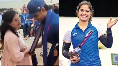 Manu Bhaker's mother opened up on meeting Neeraj Chopra Manu Bhaker's mother opened up on meeting Neeraj Chopra
