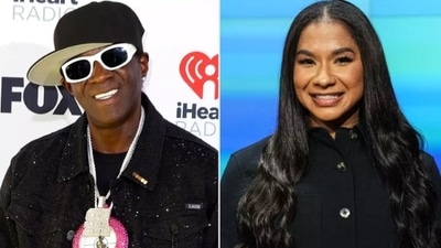 Flavor Flav trying his best that Jordan Chiles won't leave the 2024 Paris Olympics empty-handed. (Getty) Flavor Flav trying his best that Jordan Chiles won't leave the 2024 Paris Olympics empty-handed. (Getty)