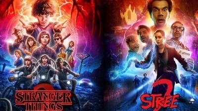 Stree 2 poster bears a striking resemblance to that of Stranger Things season 2 Stree 2 poster bears a striking resemblance to that of Stranger Things season 2