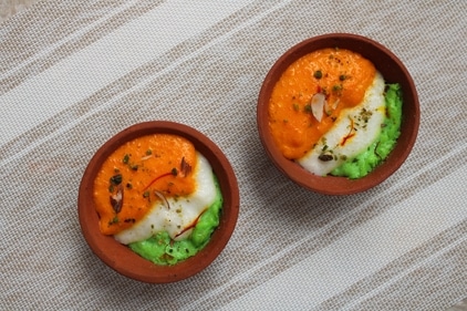 Tiranga phirniee is a vibrant, three-layered rice pudding showcasing the colours of the Indian flag (Chef Sachin Malik)