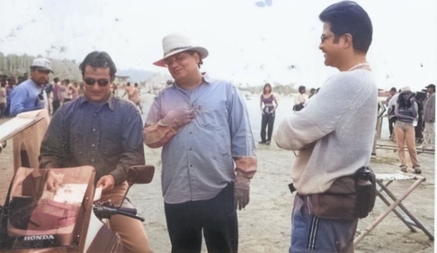 Subhash Ghai with Anil Kapoor and Akshaye Khanna. Subhash Ghai with Anil Kapoor and Akshaye Khanna.