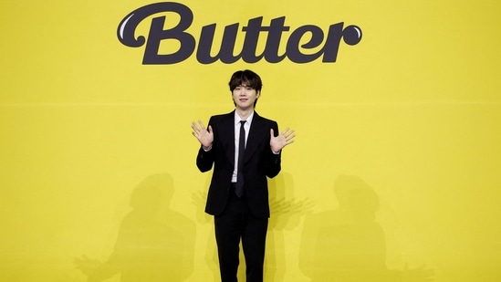 File photo of K-pop boy band BTS member Suga from an event in Seoul, South Korea in 2021. (REUTERS)