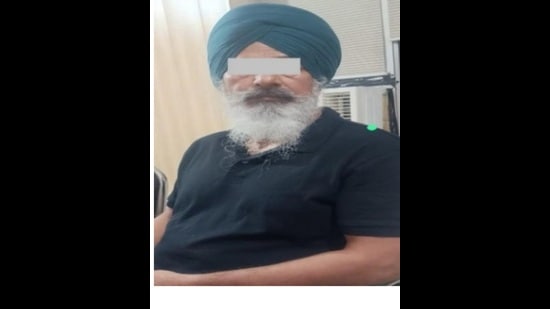 Invoking the Prevention of Illicit Traffic in Narcotic Drugs and Psychotropic Substances (PIT-NDPS) Act for the first time in Punjab, the police, in a joint operation with the Narcotics Control Bureau (NCB), took notorious drug smuggler Balwinder Singh, alias Billa Sarpanch, alias Billa Havellian, into preventive custody and sent him to Dibrugarh Jail, Assam. (HT Photo)