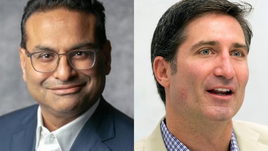 Starbucks CEO Laxman Narasimhan (L) steps down, Chipotle's Brian Niccol takes the reins.(File Image)