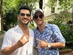 Arjun Bijlani with brother Niranjan Bijlani. Arjun Bijlani with brother Niranjan Bijlani.
