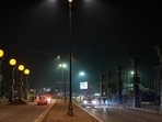 As many as 6,400 bamboo lights were installed on Ram Path and 96 gobo projector lights on Bhakti Path by the firm - Yash Enterprises and Krishna automobiles - under the contract awarded by the Ayodhya Development Authority. (File Photo) As many as 6,400 bamboo lights were installed on Ram Path and 96 gobo projector lights on Bhakti Path by the firm - Yash Enterprises and Krishna automobiles - under the contract awarded by the Ayodhya Development Authority. (File Photo)
