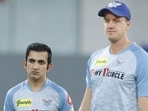 Gautam Gambhir and Morne Morkel during their stint with Lucknow Super Giants in the last IPL. (BCCI)