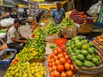 Fruits being sold at a wholesale market in Guwahati. Fruits being sold at a wholesale market in Guwahati.