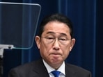 Japan's Prime Minister Fumio Kishida speaks during a press conference at his office in Tokyo as he announced he will not run in the upcoming party leadership vote in September, Wednesday, Aug. 14, 2024.(AP)