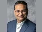 The image shows Laxman Narasimhan, who stepped down from his position as Starbucks CEO. 