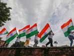 Independence Day 2024: People wave the Indian national flag. India celebrates its 78th Independence Day this year. (PTI)