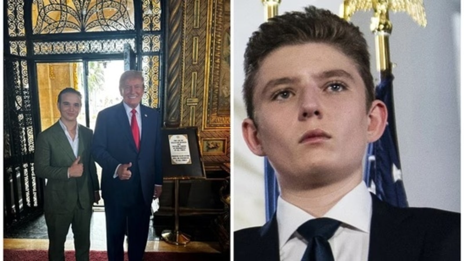 Barron Trump's friend rips into Harris for calling Gen Z ‘stupid’, accuses her of chasing Trump's achievements like…